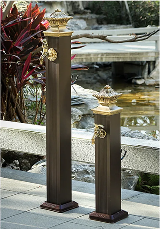 A stainless steel outdoor series designed for commercial bathroom, hospitality and public sanitary projects.