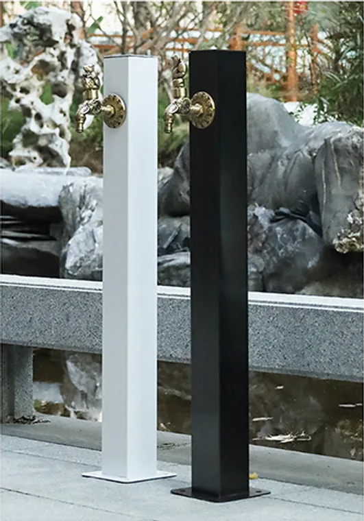 A stainless steel outdoor series designed for commercial bathroom, hospitality and public sanitary projects.
