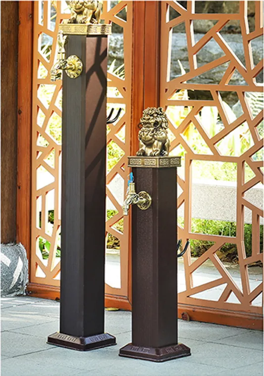 A stainless steel outdoor series designed for commercial bathroom, hospitality and public sanitary projects.