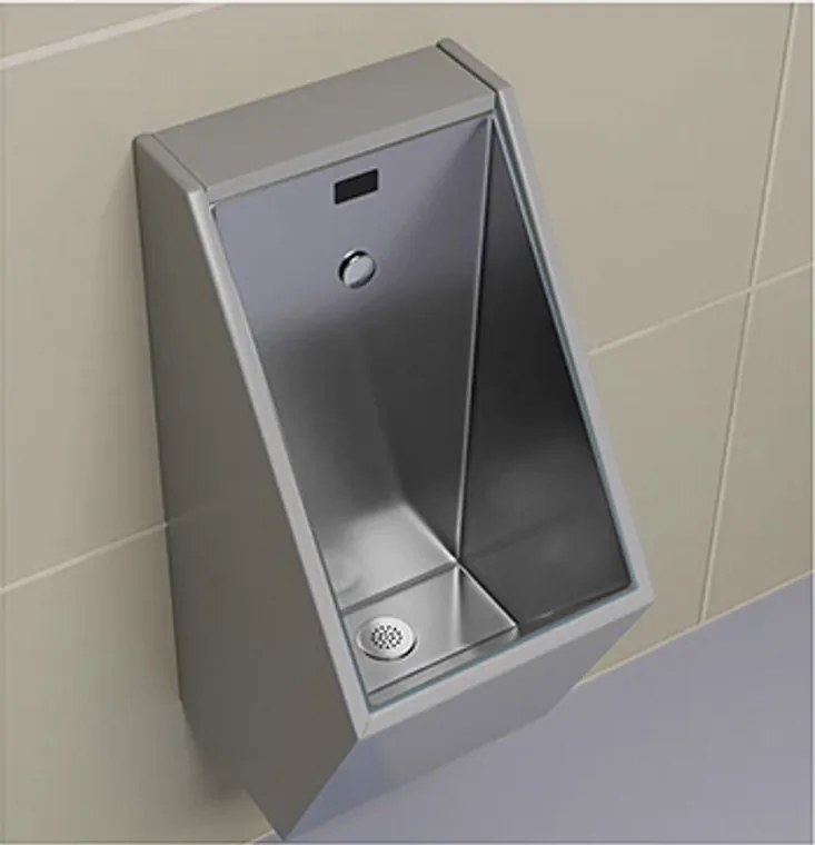 A stainless steel prison hardware designed for commercial bathroom, hospitality and public sanitary projects.