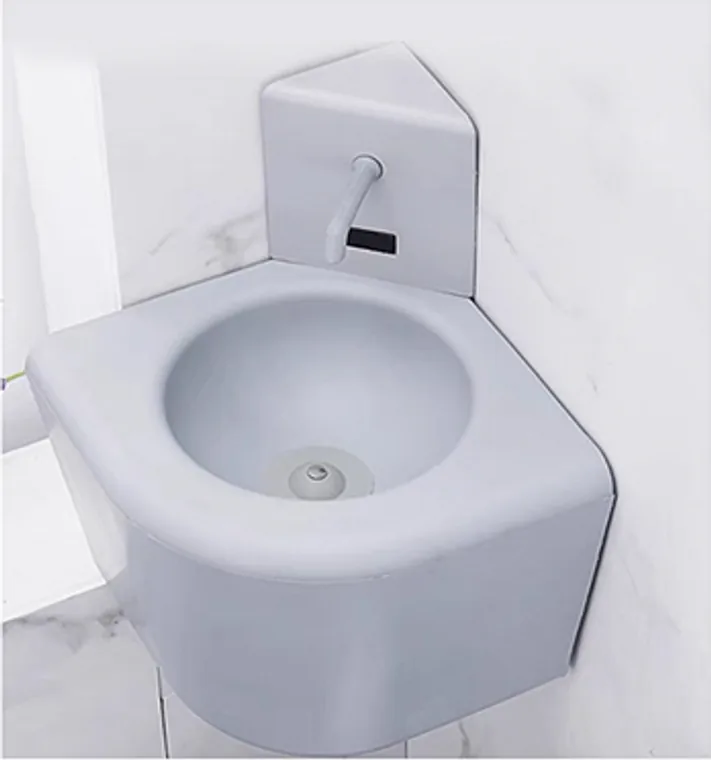 A stainless steel prison hardware designed for commercial bathroom, hospitality and public sanitary projects.
