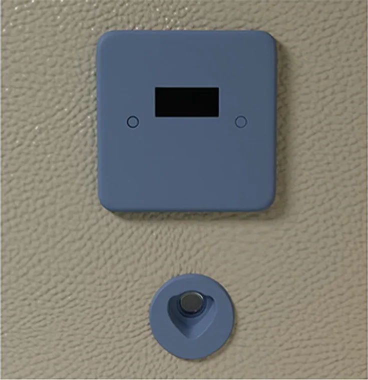 A stainless steel prison hardware designed for commercial bathroom, hospitality and public sanitary projects.